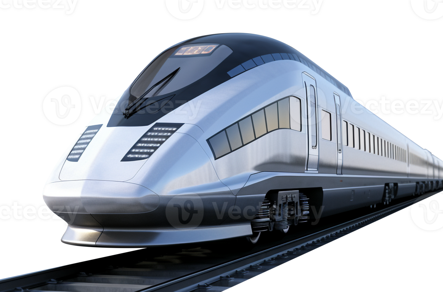 Train png bullet train png electric train png train transparent background AI generated