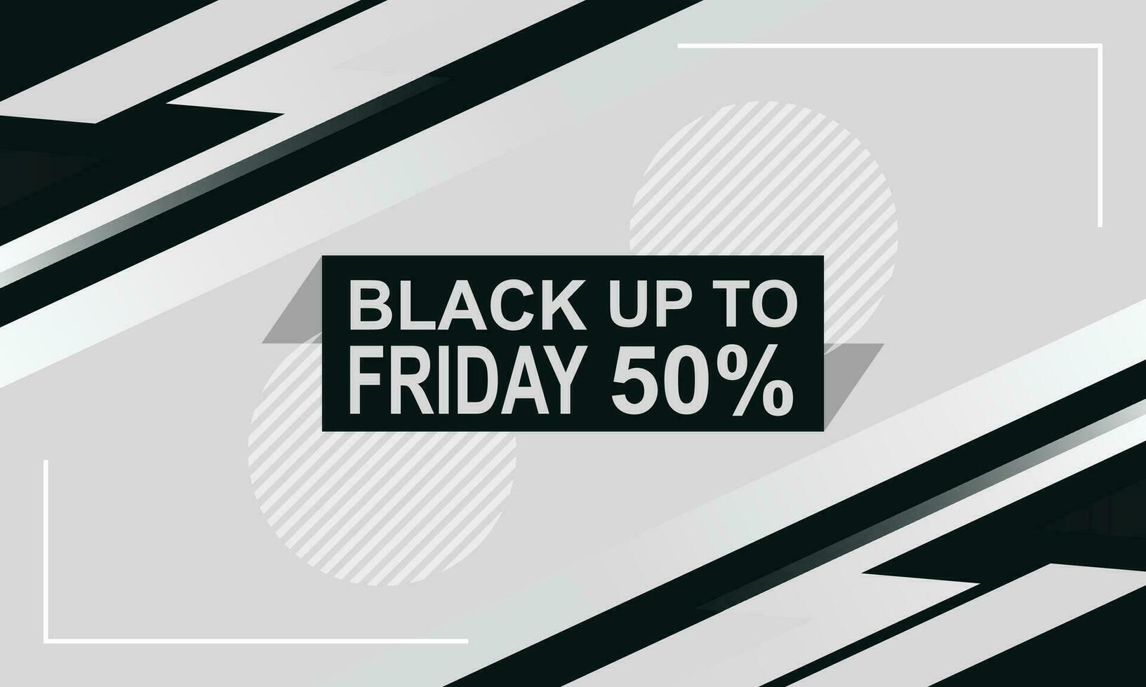 Black Friday Sale banner background. vector