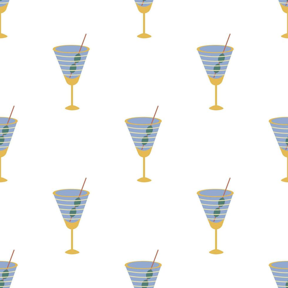 Seamless pattern with fresh fruits and berries. vector