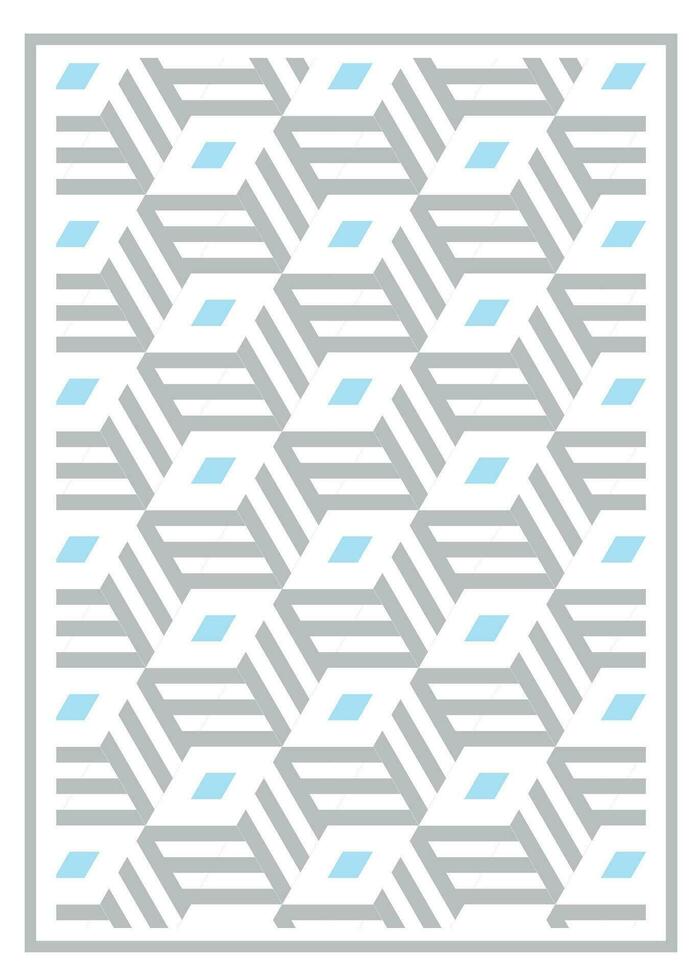 Seamless geometric pattern vector