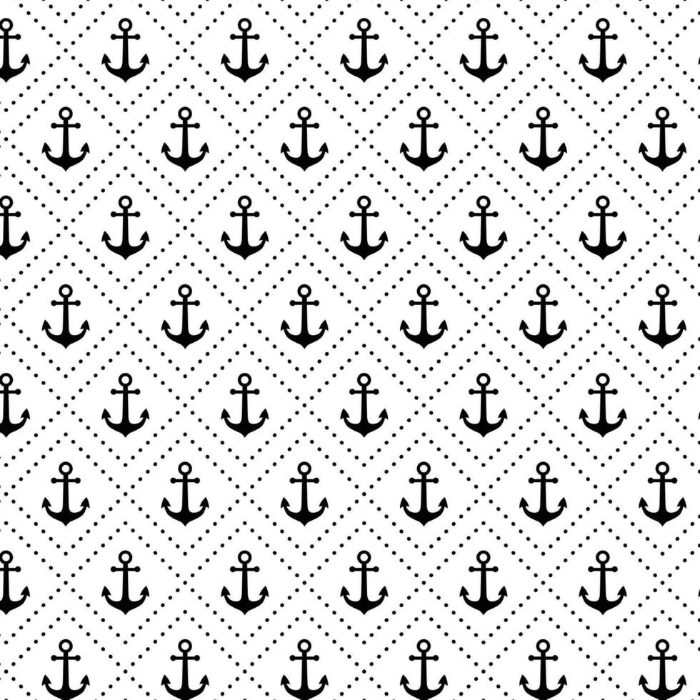 anchor seamless pattern vector Seamless vector pattern