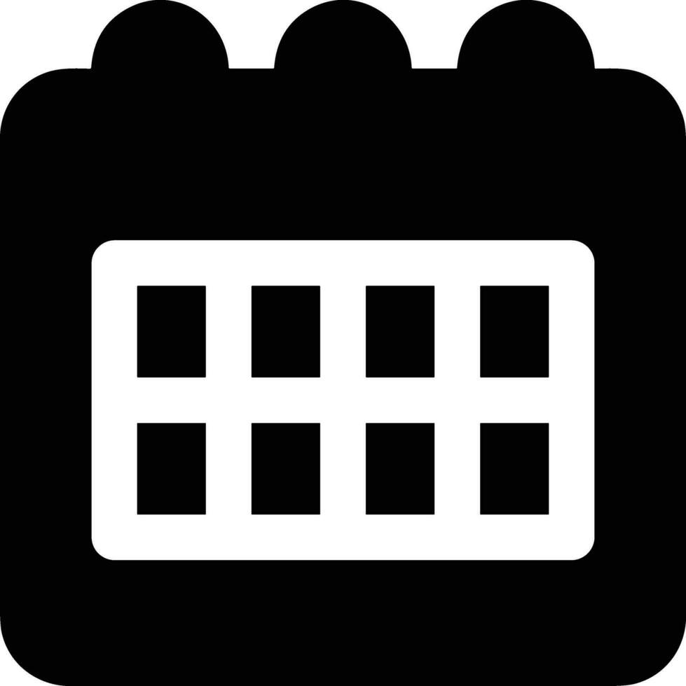 Calendar schedule icon symbol image vector. Illustration of the modern appointment reminder agenda symbol graphic design image. EPS 10 vector