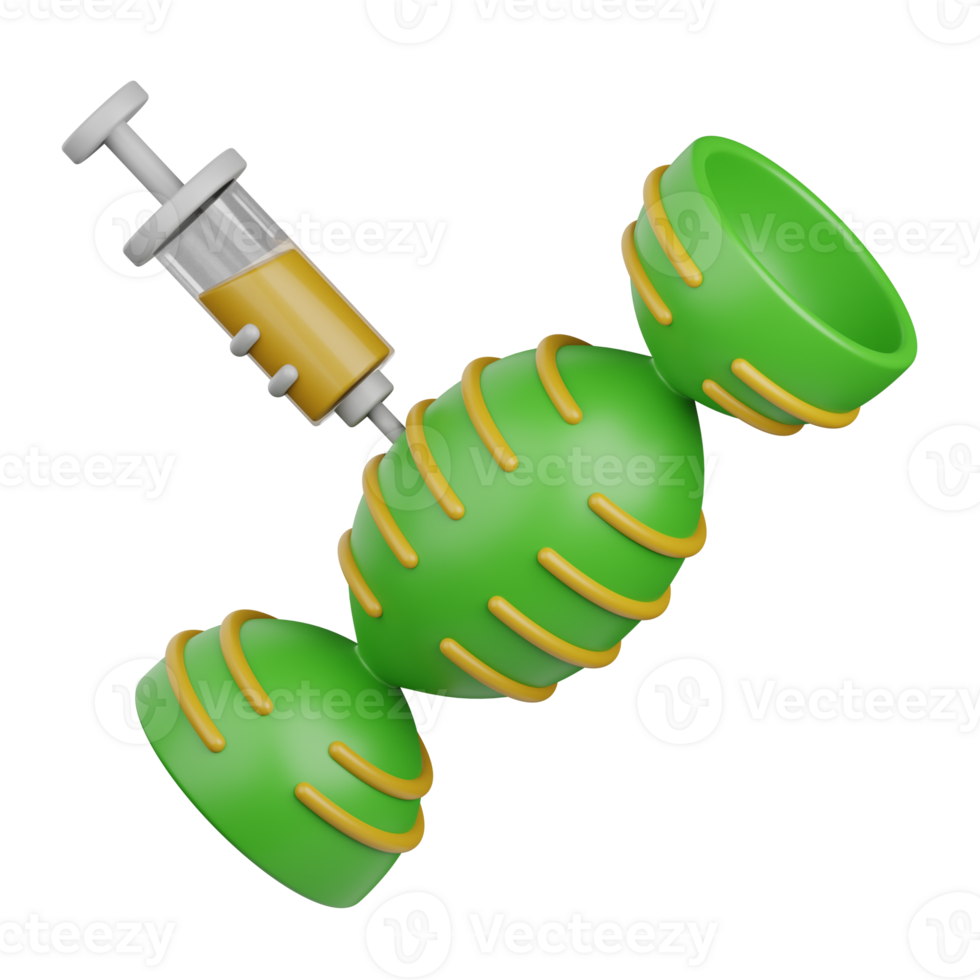 3d tolkning gmo isolerat användbar för mat, allergen, allergi, sjukdom och antigen design element png