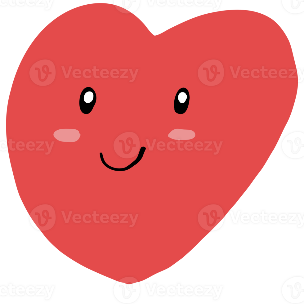 Pink heart shaped red isolated png