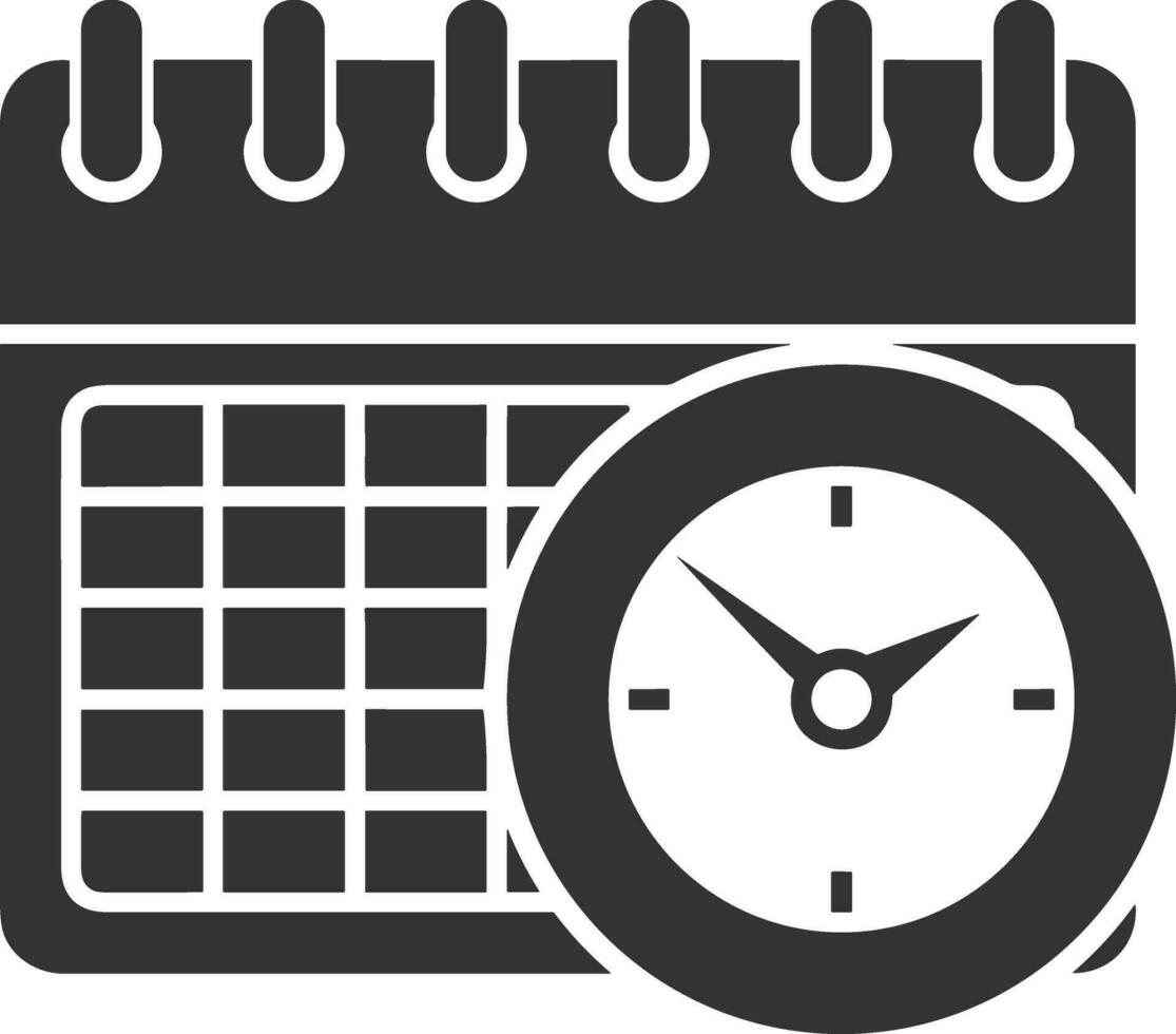 Calendar schedule icon symbol image vector. Illustration of the modern appointment reminder agenda symbol graphic design image. EPS 10 vector
