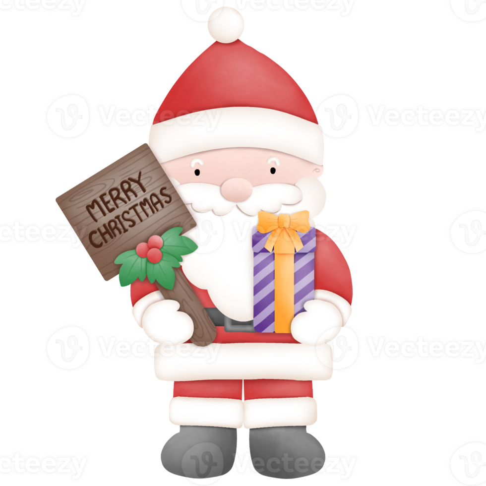 Cute Santa Claus Graphic png