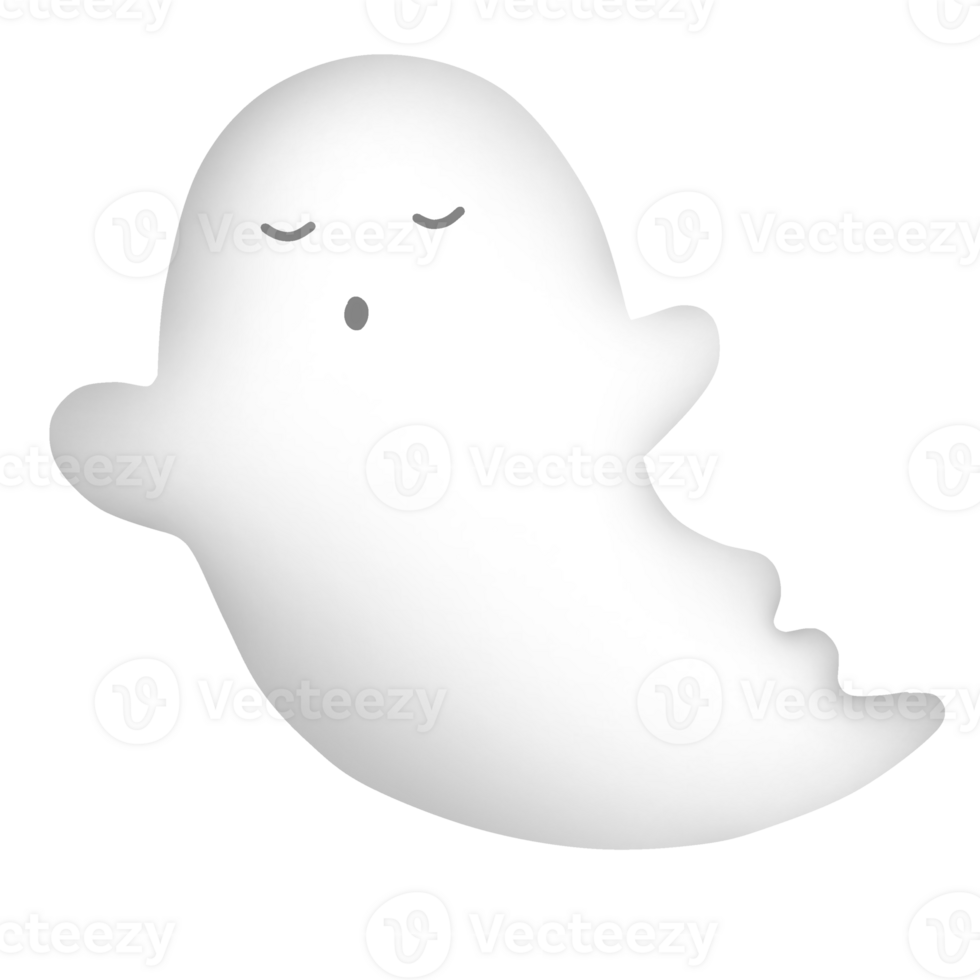 cartoon drawing cute ghost halloween. png