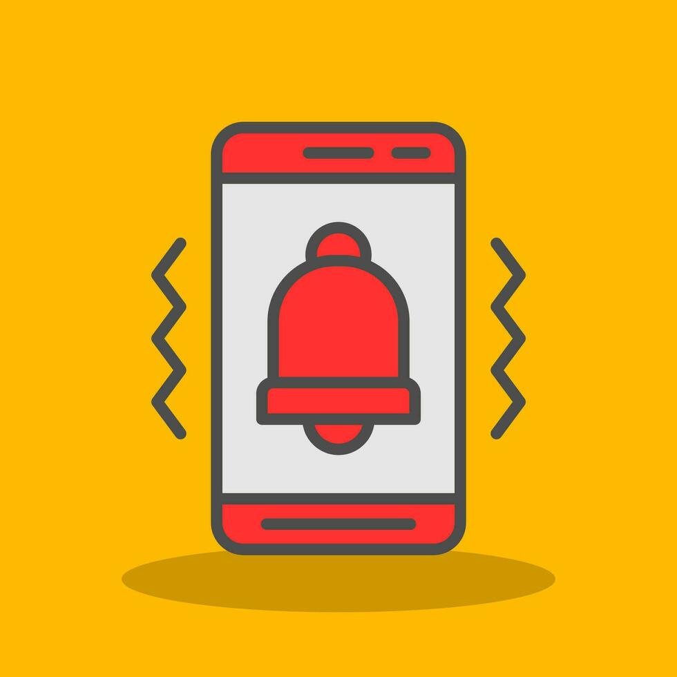 Mobile Vibrate  Vector Icon Design