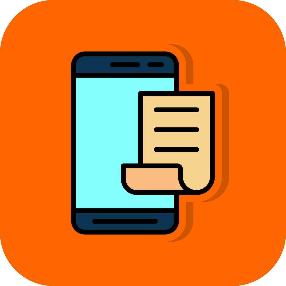 Mobile File  Vector Icon Design