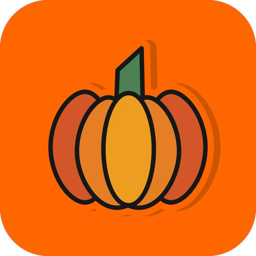 diseño de icono de vector de calabaza