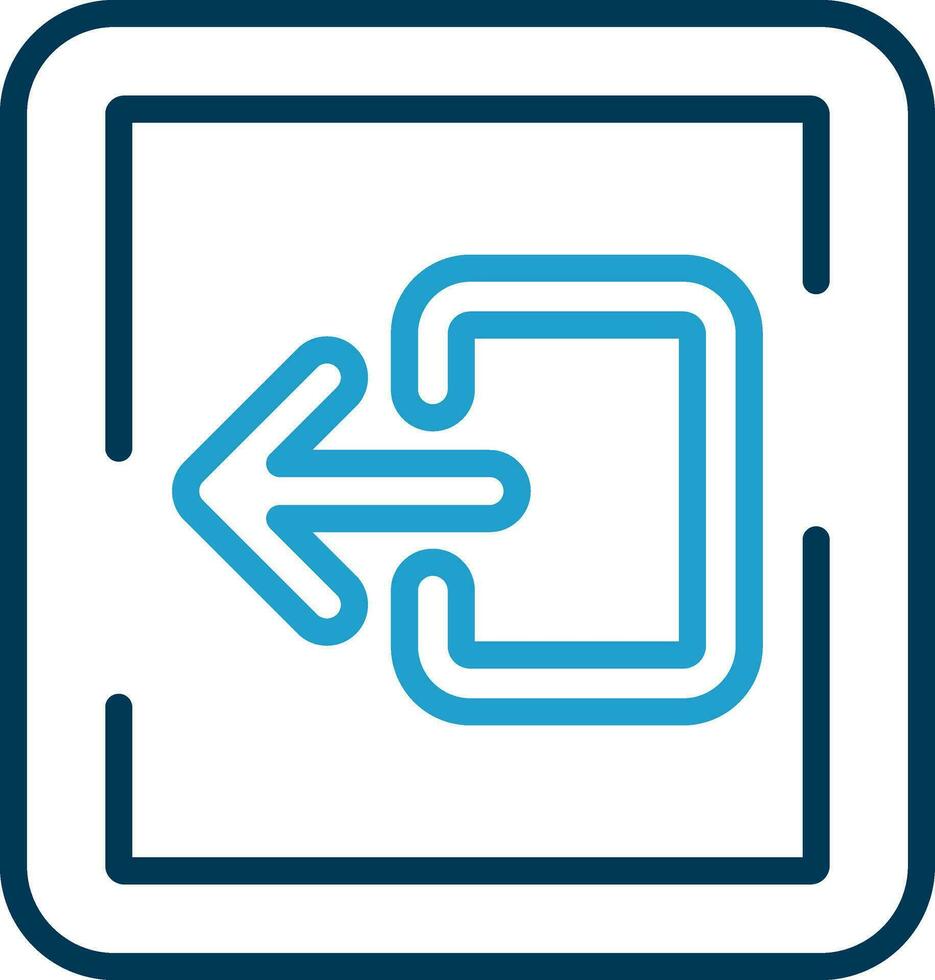 Logout Vector Icon Design