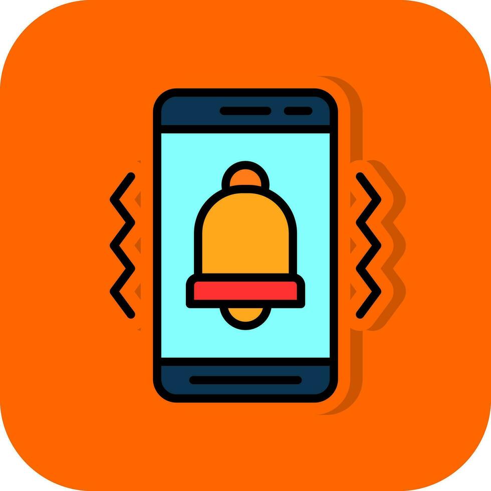 Mobile Vibrate  Vector Icon Design