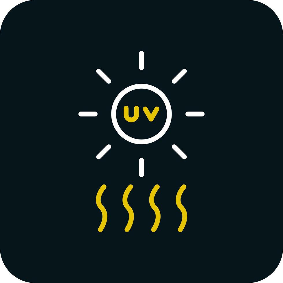 uv vector icono diseño