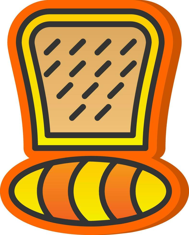 Bread Vector Icon Design