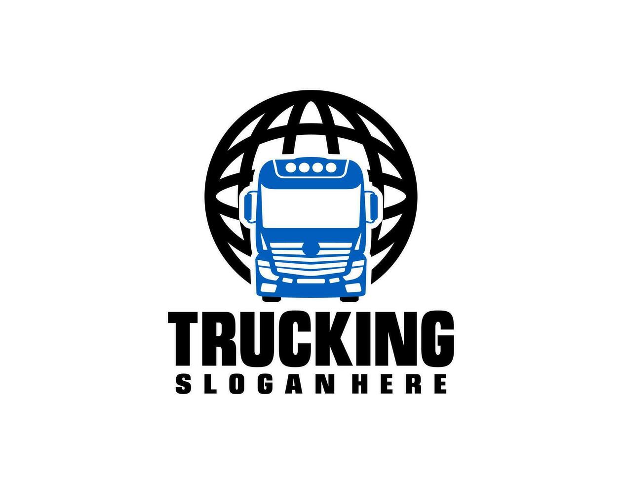Illustration graphic design of express logistic transportation concept logo design template vector