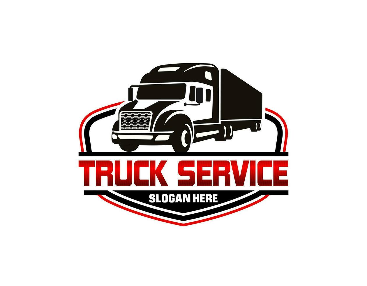 Illustration graphic design of express logistic transportation concept logo design template vector