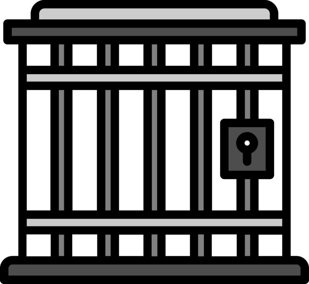 Jail Vector Icon Design