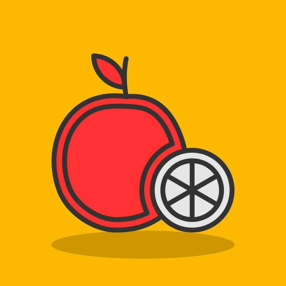 Orange Vector Icon Design