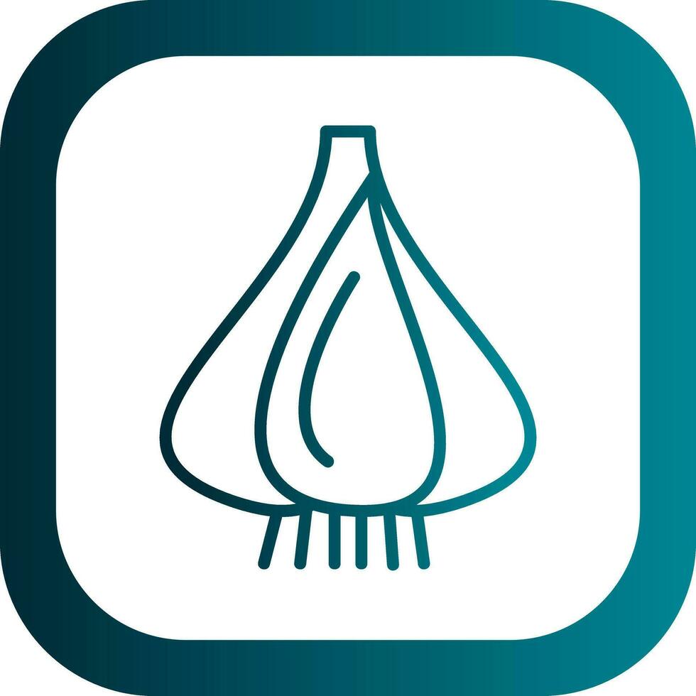 Garlic Vector Icon Design