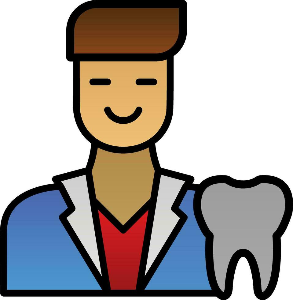 diseño de icono de vector de dentista