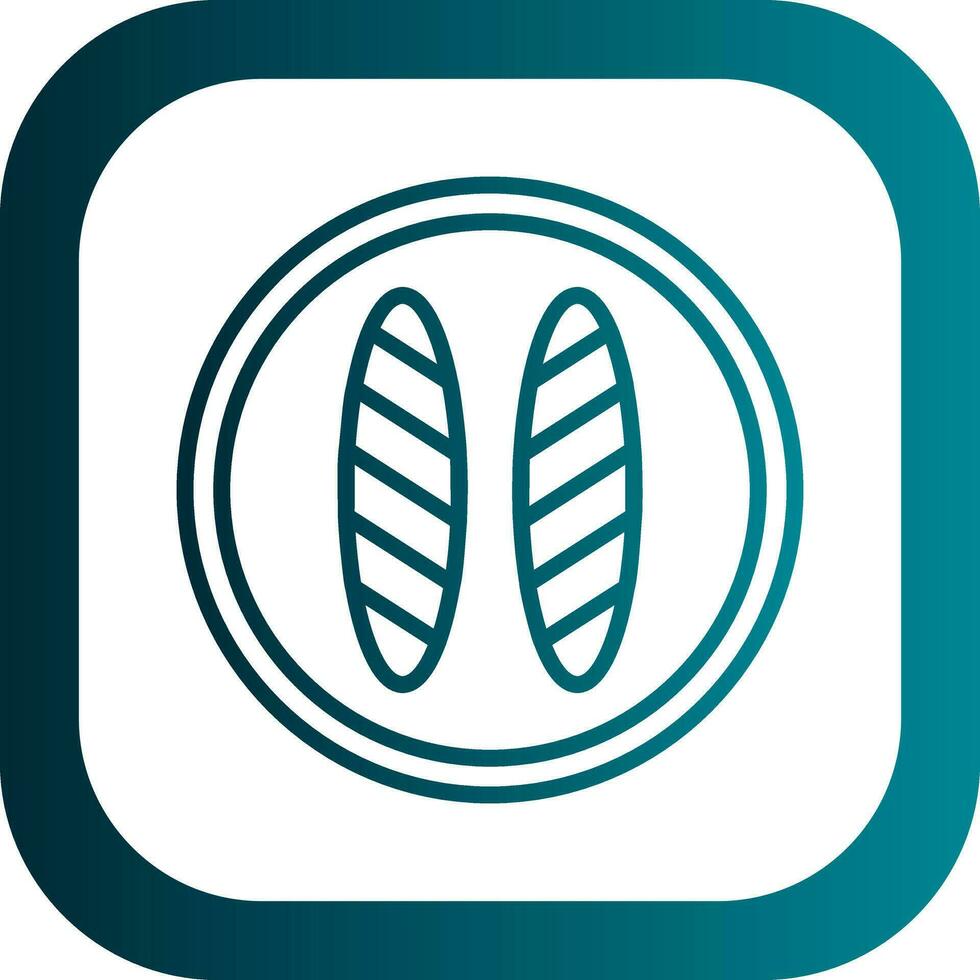 Baguette Vector Icon Design