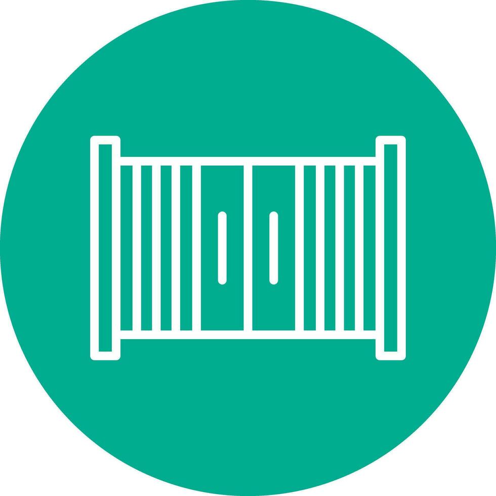 Gate Vector Icon Design