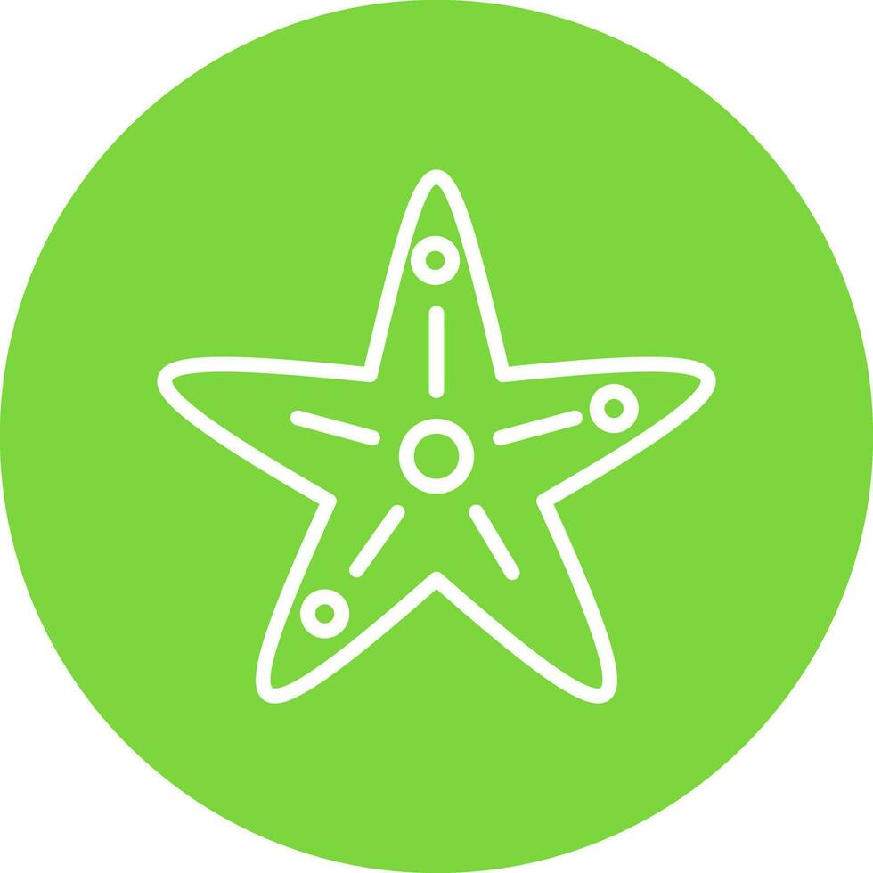 Starfish Vector Icon Design