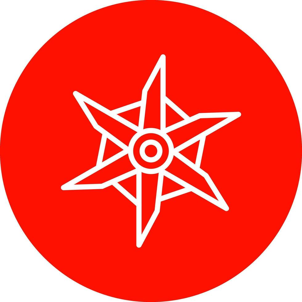 Pinwheel Vector Icon Design