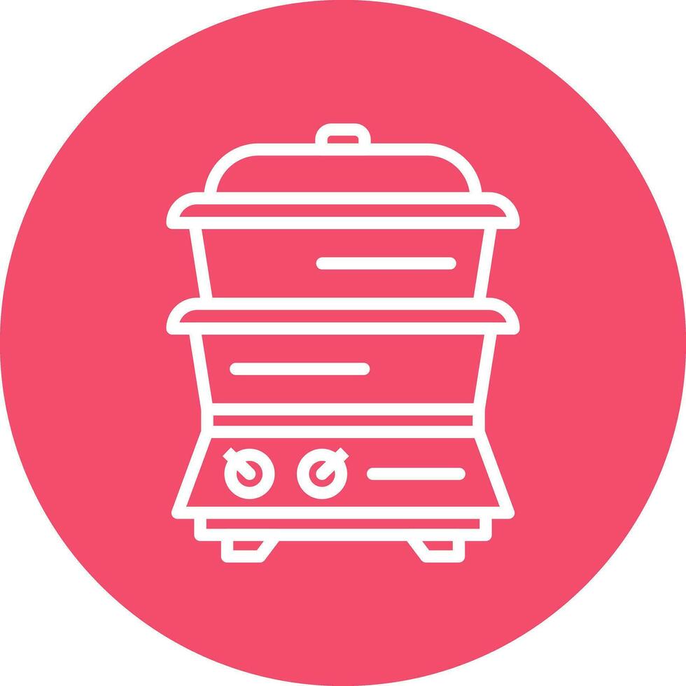 Steamer Vector Icon Design