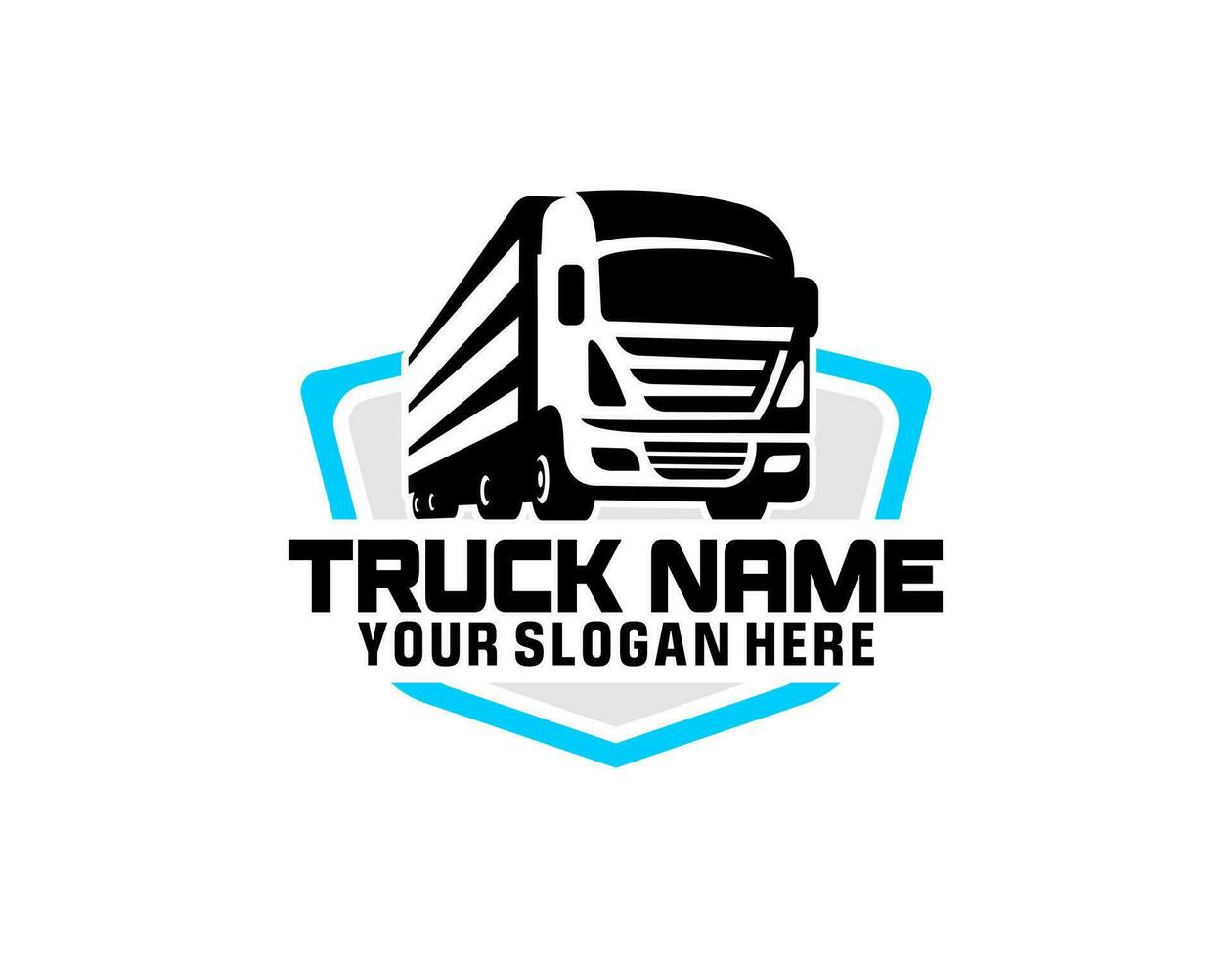 truck abstract vector logo template