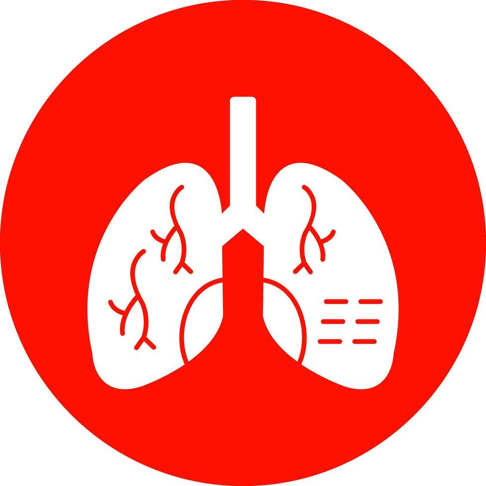 Lung Diseases Vector Icon Design