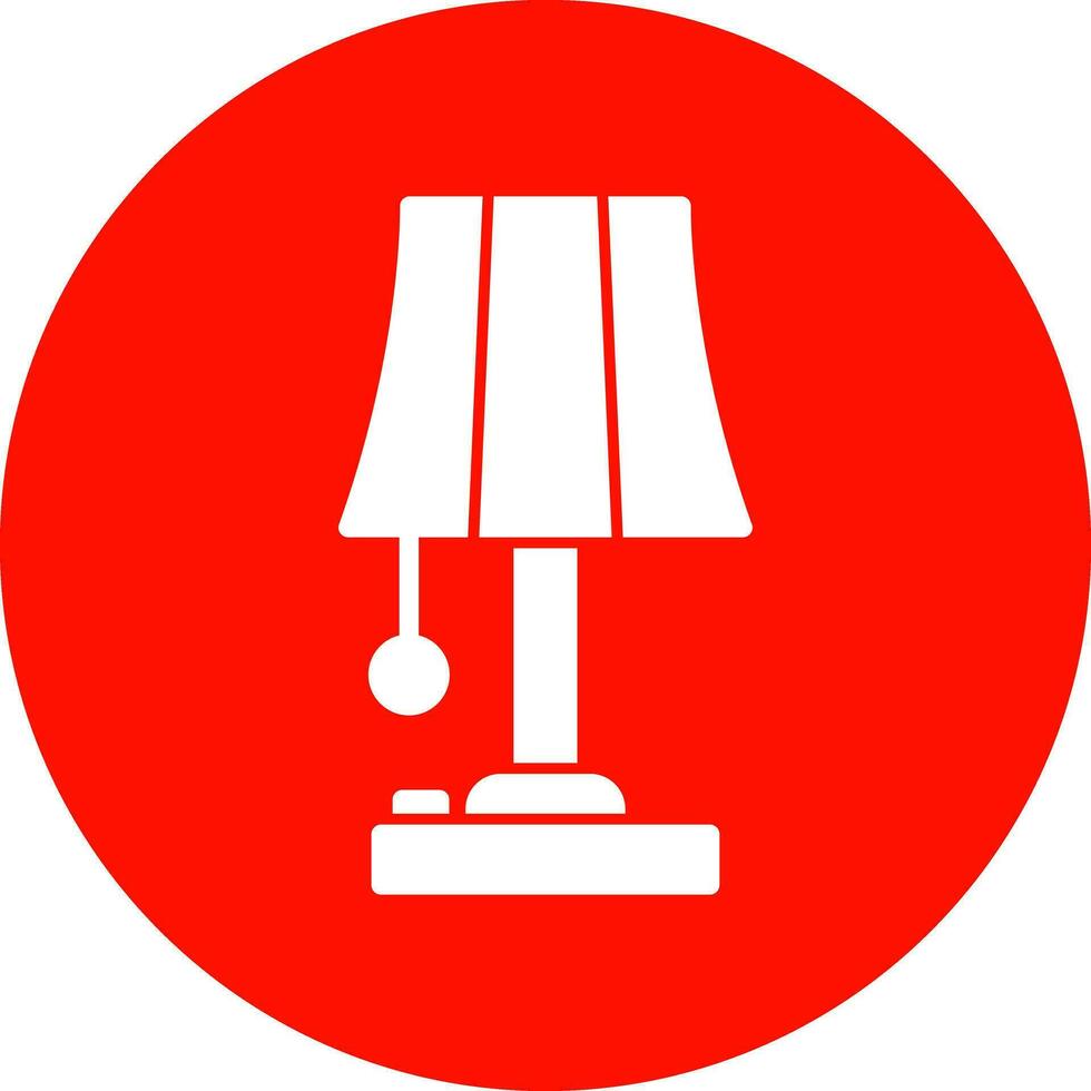 Lamp Vector Icon Design