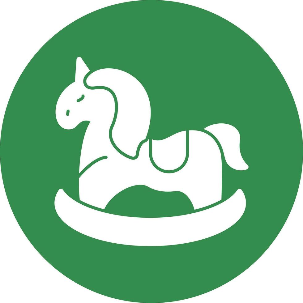 caballo juguete vector icono diseño