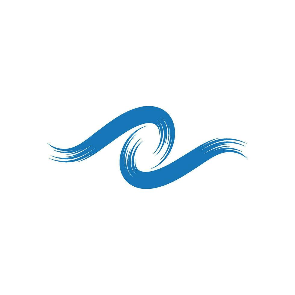 Water wave icon vector