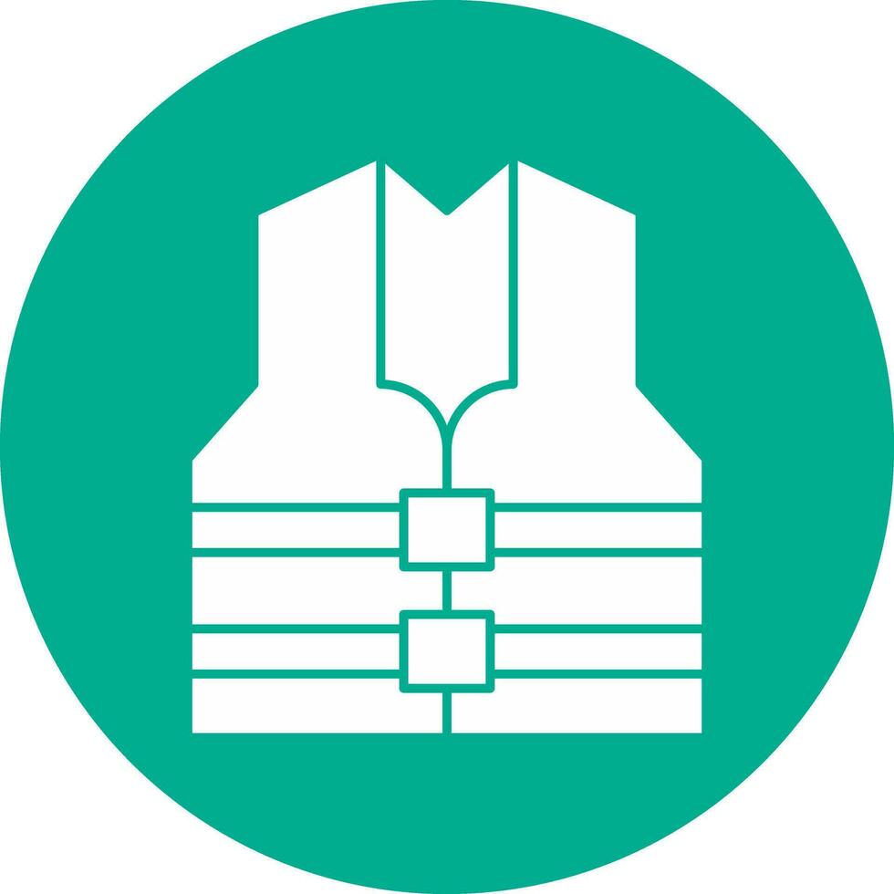Life Jacket Vector Icon Design