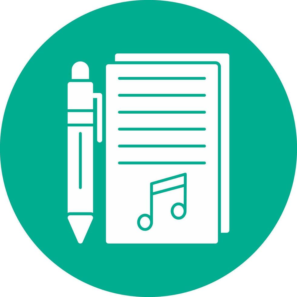 Music Note Vector Icon Design