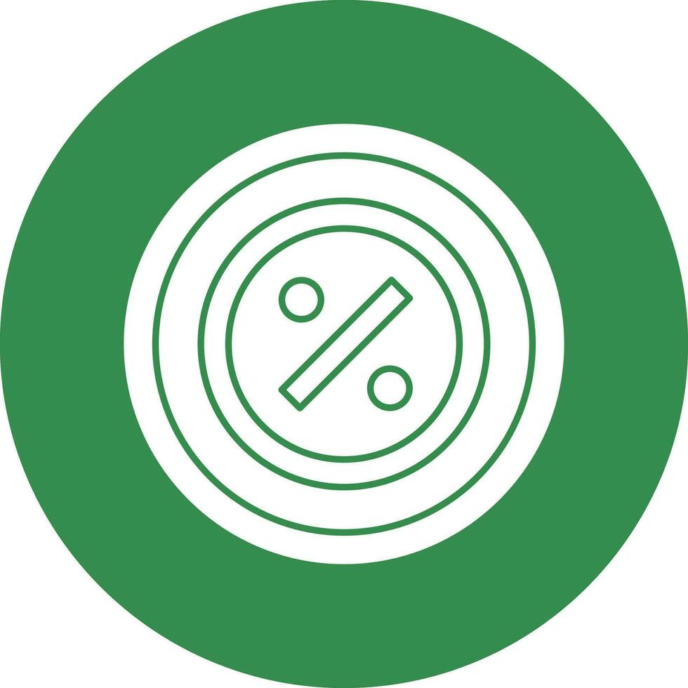 Percentage Vector Icon Design