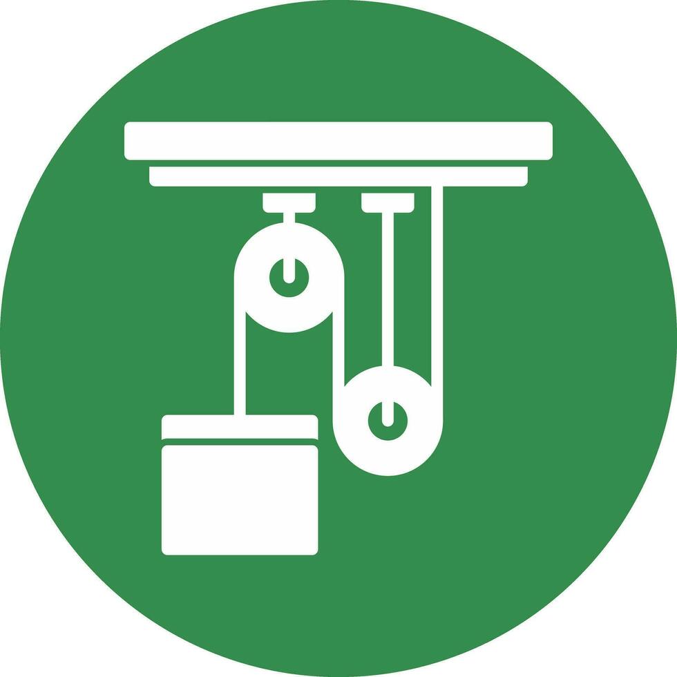 Pulley Vector Icon Design