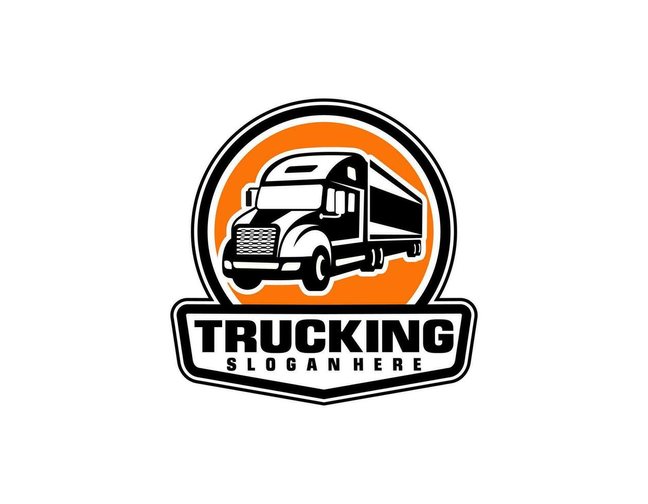 truck logo template vector