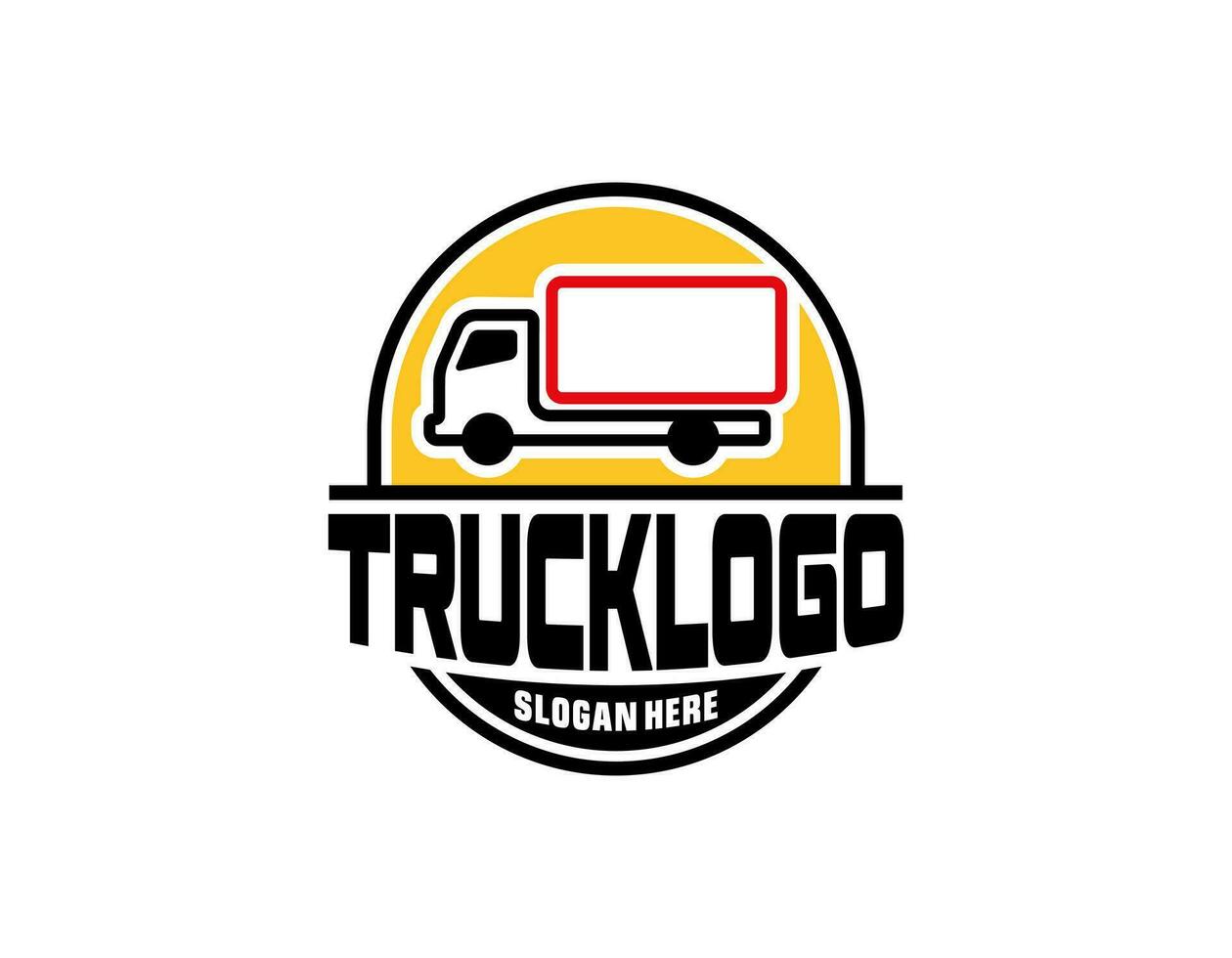 Big Truck logo template for you design vector