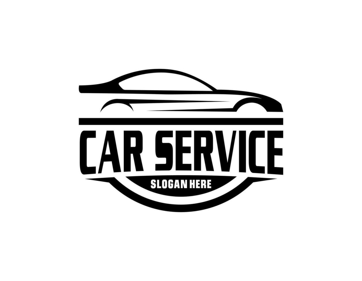 Minimalist Car Logo. Simple Car Logo vector