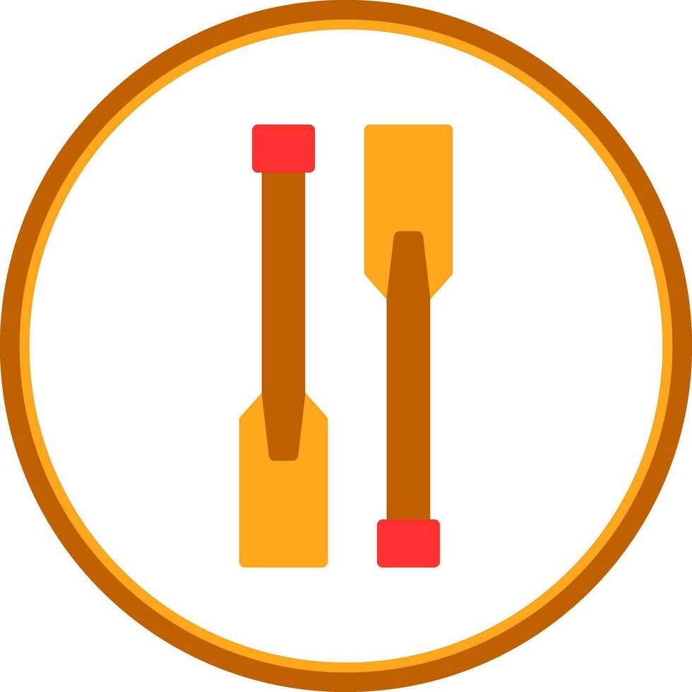 Paddles Vector Icon Design
