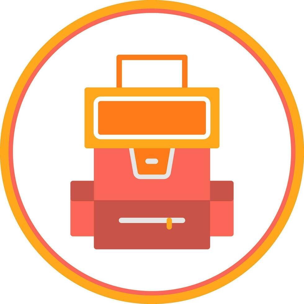 Backpack Vector Icon Design