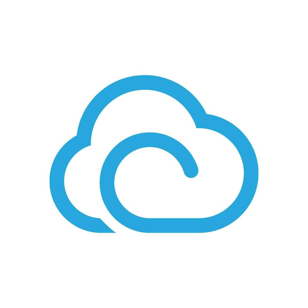 Cloud template vector