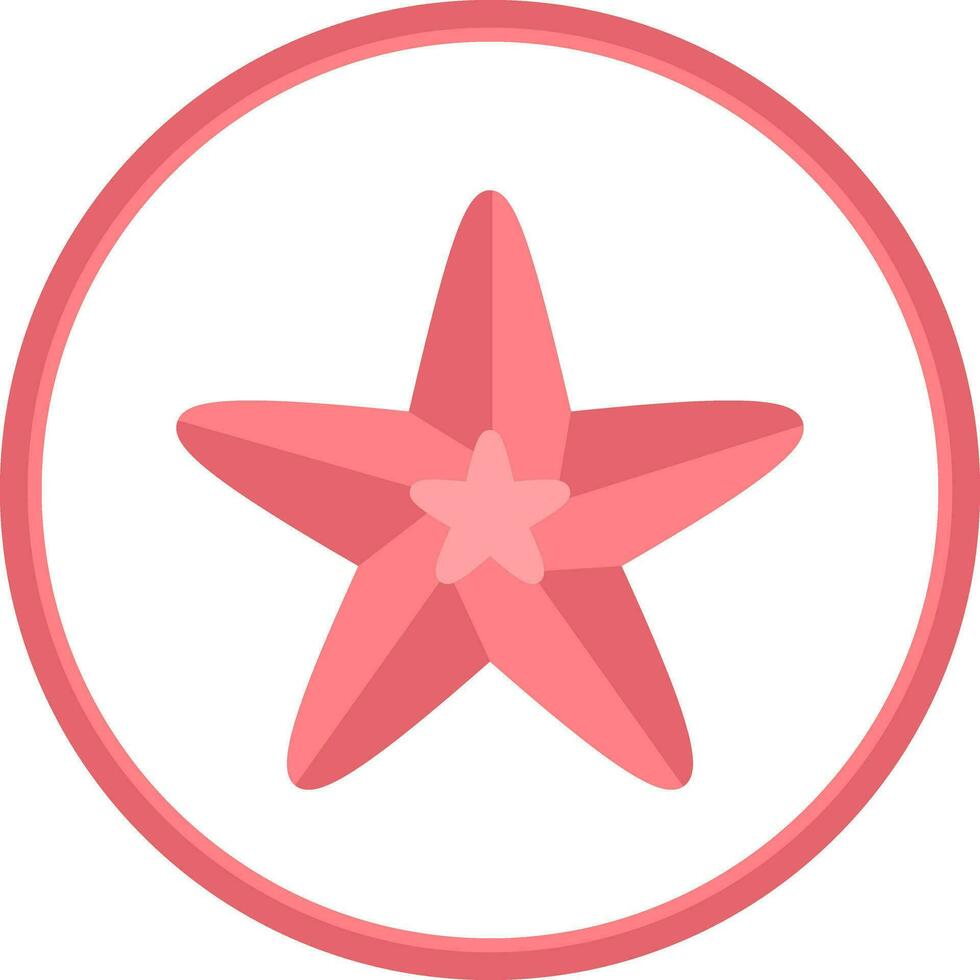 diseño de icono de vector de estrella de mar