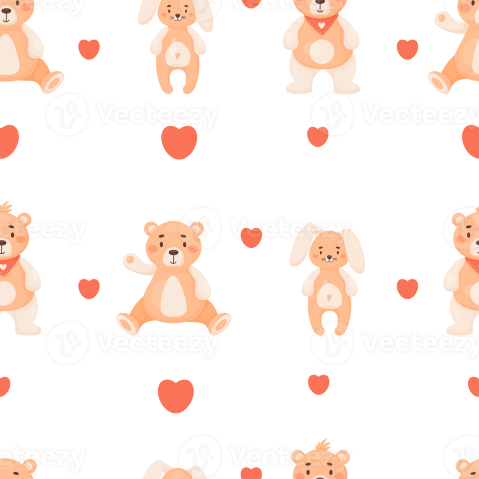 children-seamless-pattern-plush-toy-28054317-png