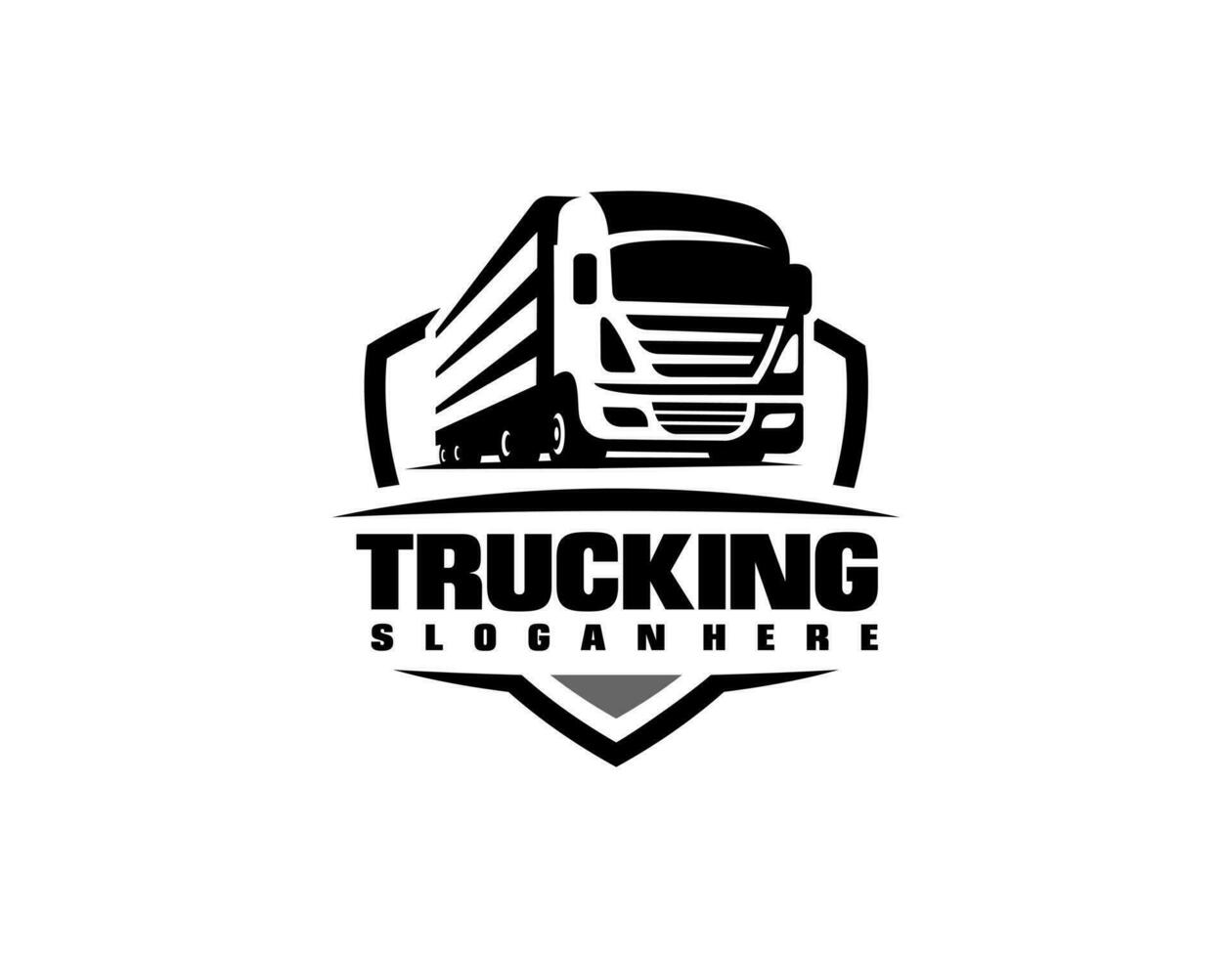 truck abstract vector logo template