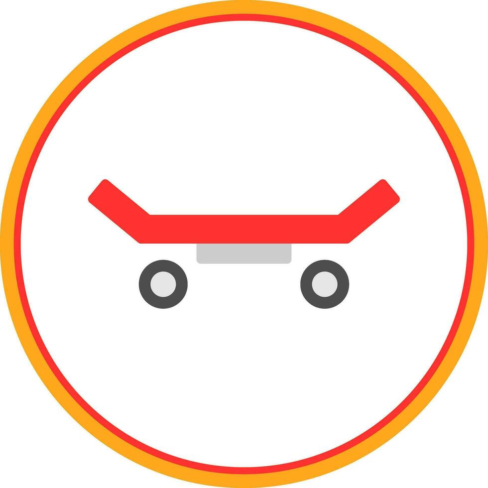 Skateboard Vector Icon Design