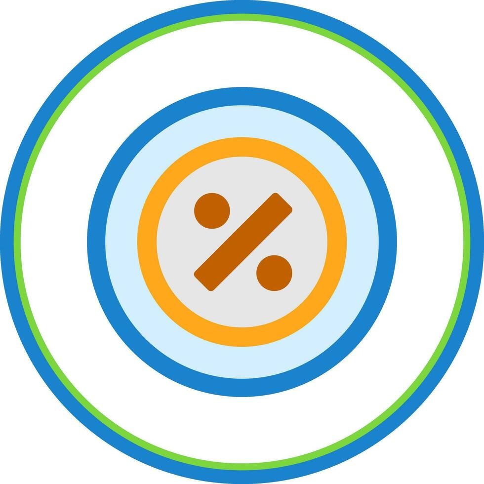Percentage Vector Icon Design