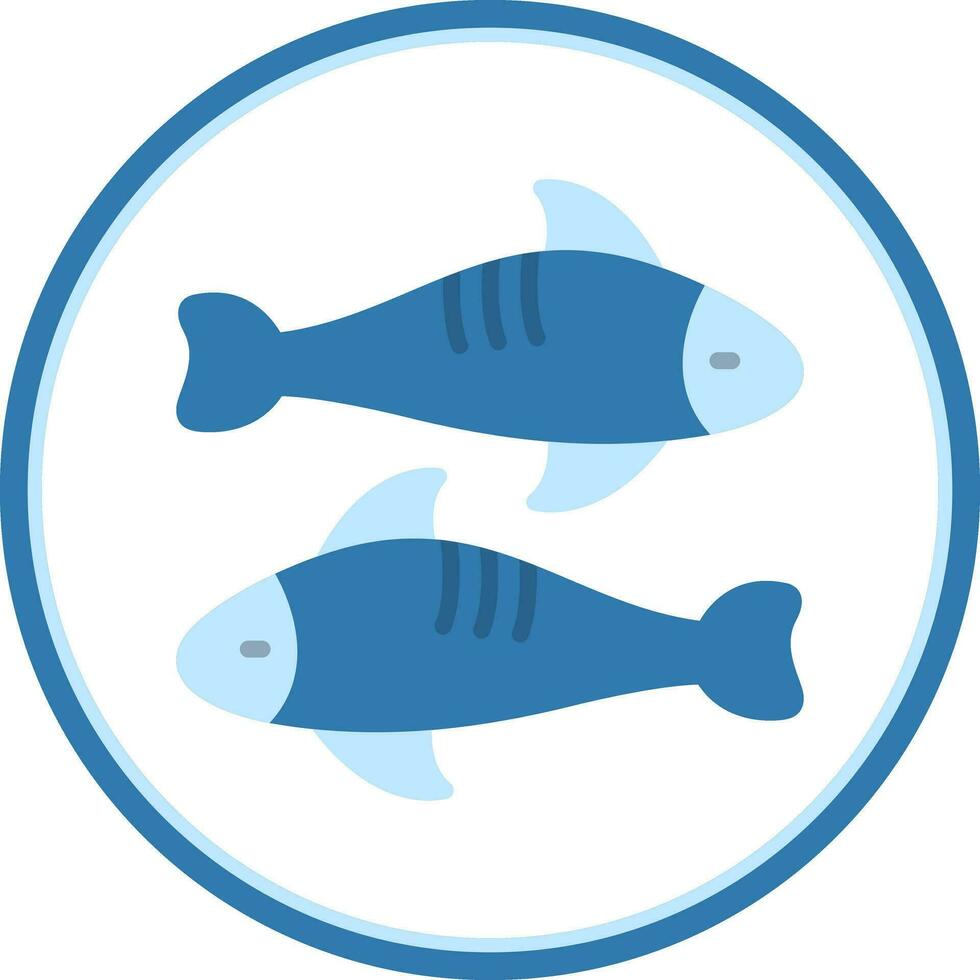 Fishes Vector Icon Design